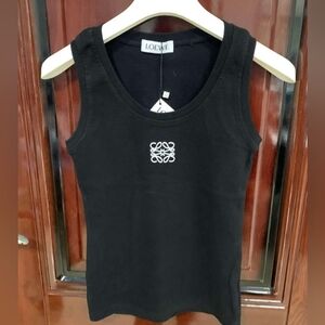 Loewe Women's Black Tank Tops
